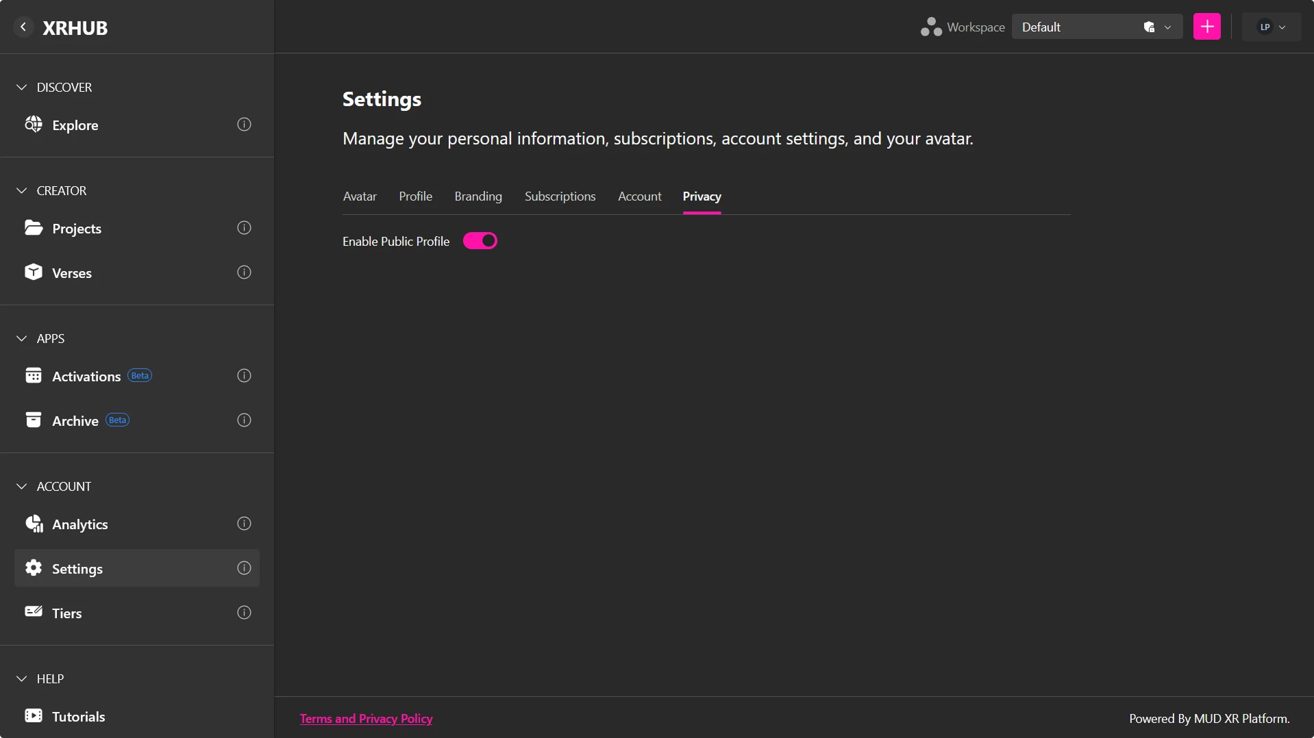 Create custom Avatar