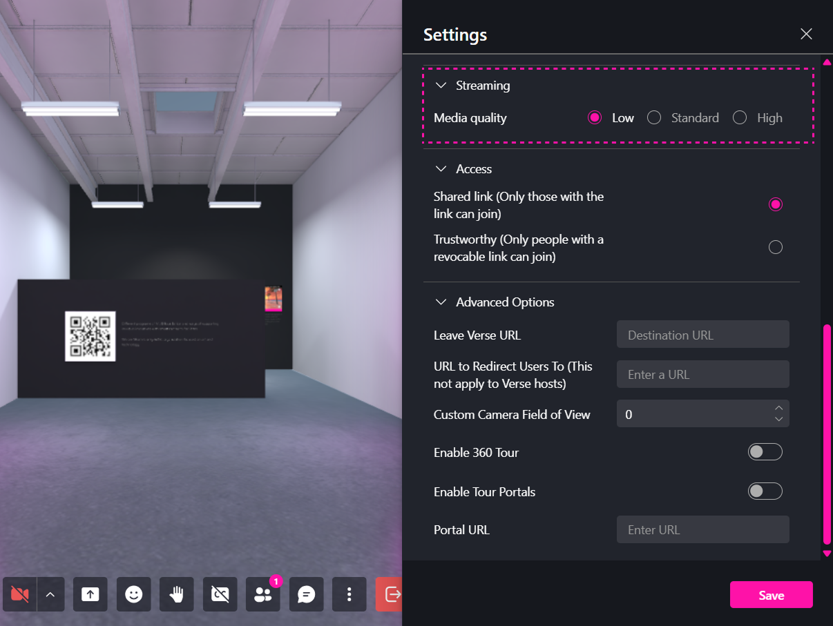 Screenshot of avatar selection screen